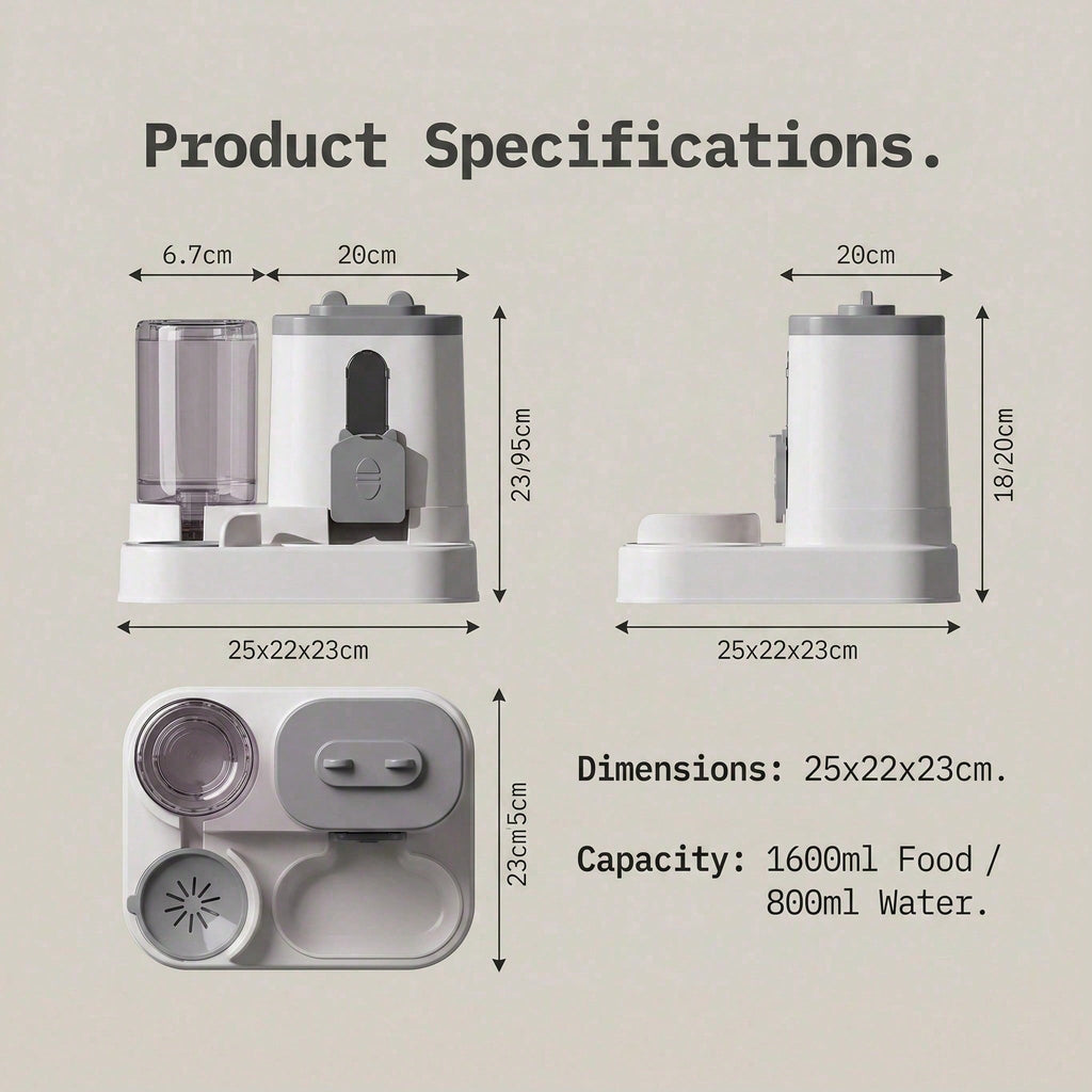 Feeder dimensions and capacity